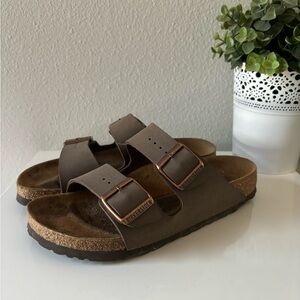 Brown Birkenstocks